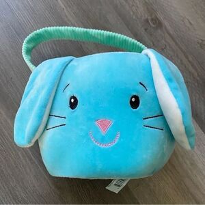 Easter Basket Soft Bunny Blue Rabbit Kids Plush